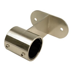 Versailles Indoor/Outdoor Stainless Steel Heavy Duty Curtain Tension Rod for Windows Brushed Nickel - 1 of 1