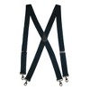 CTM Men's Big & Tall Elastic Solid Color X-Back Suspender with Swivel Hook Ends - 3 of 4