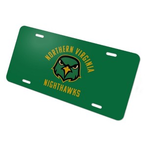 Northern Virginia Community College Nighthawks Logo Novelty Metal Vanity Tag License Plate - 1 of 4