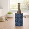 Schatzi Brown Nora Fancy Diamond Denim Wine Chiller - Deny Designs - 2 of 2