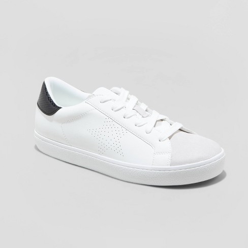 Women's Candace Lace-up Sneakers - Universal Thread™ White 11 : Target