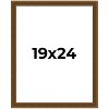 PosterPalooza | Flat Gold Picture Frame - UV Acrylic, Foam Board Backing, Hanging Hardware - 2 of 4