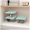 Sterilite 6 Qt Storage Boxes, Clear Plastic Containers with Lid, Set of 10, Mint - 4 of 4