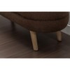 Sapphtopaz Storage Bench Velvet Fabric Accent Stools with Wood Legs Bedroom Bench Ottoman with Storage for Living Room, Bedroom, and Entryway - 2 of 4