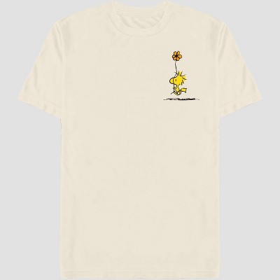 Men's Peanuts Snoopy Short Sleeve Crewneck T-Shirt - Cream L