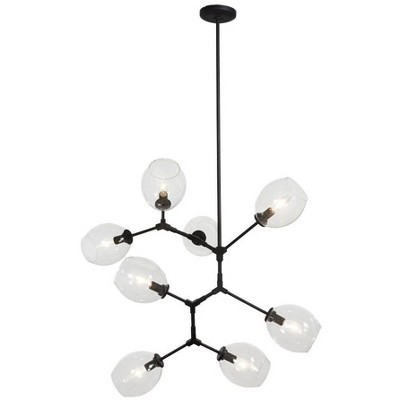 George Kovacs Lighting Nexpo 8 - Light Chandelier in  Coal