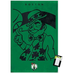 Trends International NBA Boston Celtics - Logo 25 Unframed Wall Poster Prints - 1 of 4