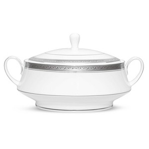 Noritake Crestwood Platinum Covered Vegetable Serving Bowl - 1 of 3