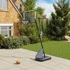 Resenkos 5-10ft Adjustable Basketball Stand with 44" Shatterproof Backboard and Wheels - Black - 2 of 4