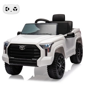 12V Ride on Car for Kids, Licensed Toyota Ride on Truck, Battery Powered Electric Car with Remote Control, LED Lights, Ride On Toys for Boys Girls - 1 of 4
