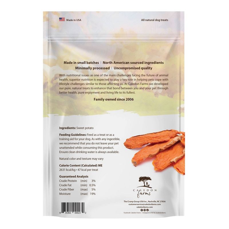Caledon Farms All Ages Dog Treat Chews with Sweet Potato Flavor - 9.35oz, 3 of 9