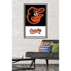 Trends International MLB Baltimore Orioles - Logo 22 Framed Wall Poster Prints - 2 of 4