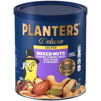 Planters Deluxe Sea Salt Mixed Nuts - 15.25oz : Target