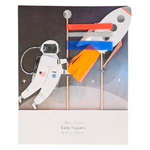 Meri Meri Space Cake Toppers (Pack of 2) - 1 of 3