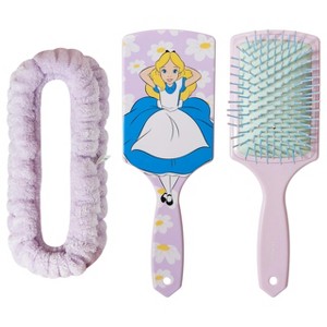 Disney Hairbrush with Spa Headband, Alice in Wonderland "Grooming Spa Gift Set for Girls" - 1 of 4