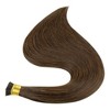 Jessie's Wig 10-24 Inch I tip Hair Extensions Human Hair For Women Thin Hair Straight #4 medium brown 50S/Pack - 3 of 4