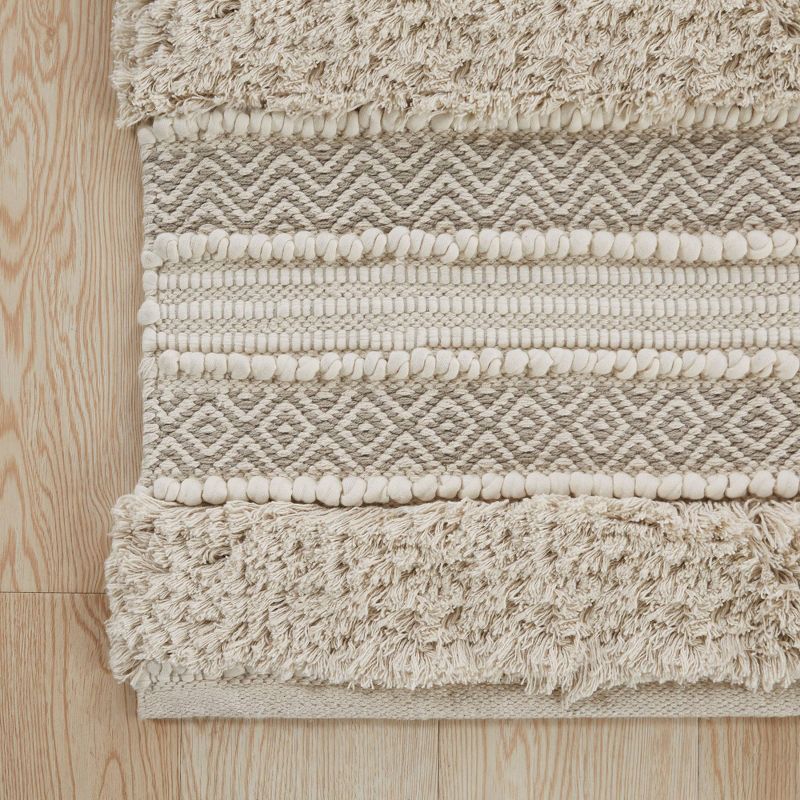 Asher Woven Textured Striped Bath Rug - Ink+Ivy, 5 of 11