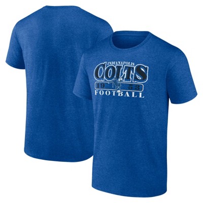 Nfl Indianapolis Colts Men's Gray Short Sleeve Bi-blend T-shirt : Target