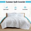 HLC.ME Logan - 3 Piece Quilt Set, Lightweight Bedspread Coverlet Set - 2 of 4