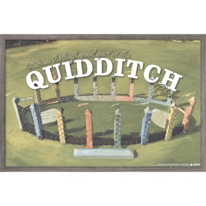 Trends International The Wizarding World: Harry Potter - Witness Quidditch Framed Wall Poster Prints - 1 of 4