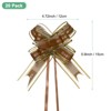 Unique Bargains Plastic Gold Edge Satin Multipurpose Ribbon Pull Bows 20 Pcs - 3 of 4
