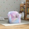 Whisen Kids Sofa Chair, Toddler Sofa Couch with Glow in the Dark Fairy Design & Wooden Frame, Perfect Gift for Kids 18-36 Months - Pink - 2 of 4
