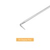 Unique Bargains 90 Degree Pick Hook Puller Remover Removal Tool for Oil Seal O-rings Gasket - 3 of 4
