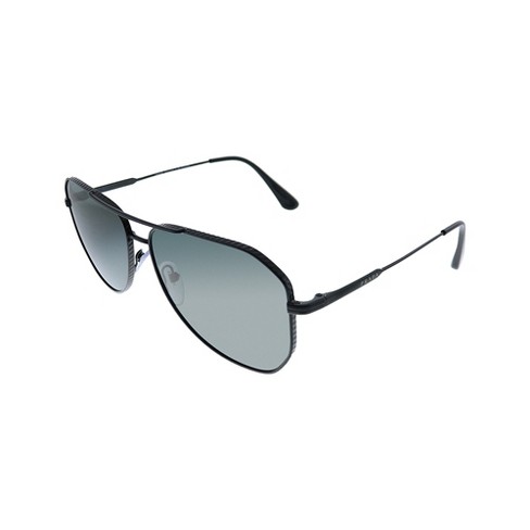 Prada Pr 63xs 1ab08g Unisex Geometric Polarized Sunglasses Black 58mm ...