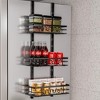 Over The Door Pantry Organizer Pantry Organization and Storage Easy to Install Spice Rack Shelves for Pantry Kitchen Bathroom and Cabinet Door - 2 of 4
