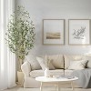 Faux Olive Tree - Fake Potted Olive Silk Tree Indoor with Moss Natural Olive Branches and Realistic Leaves - 3 of 4
