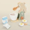 Freniland - Schema Wooden Toy Mixer Baking Set for 2 Years Toddlers, Pretend Play Kitchen Set with Bowl, Eggs, Milk, Flour & Sugar - 4 of 4