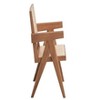 26"Natural Finish Accent Chair - 3 of 4