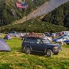 Yescom Flag Pole Tire Mount Portable Metal Tailgate Camping 20ft 25ft 30ft Adjustable Flagpole Holder Black - 2 of 4