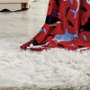 Plazatex Red Shark Micro plush Decorative All Season Red Color 50" X 60" Throw Blanket - 4 of 4