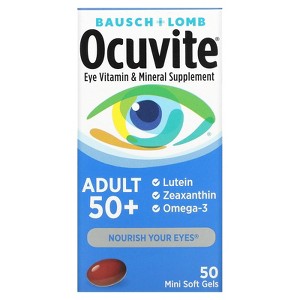 Ocuvite Adult 50 +, Eye Vitamin & Mineral Supplement, 50 Mini Soft Gels - 1 of 3