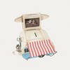 Old Modern Handicrafts Classic Camper – Handmade Metal Piggy Bank with Photo Frame, Luggage & Surfboard, 9" - 4 of 4
