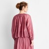 Women's Balloon Long Sleeve Flowy Boho Top - Future Collective - 2 of 3