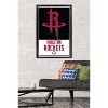 Trends International NBA Houston Rockets - Logo 21 Framed Wall Poster Prints - 2 of 4