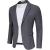 Blazers for Men Business Casual Suit Jacket 2 Button Regular Fit Casual Blazer Fashion Mens Jackets Blazers - 2 of 4