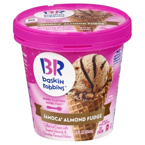 Baskin Robbins Jamoca Almond Fudge Ice Cream - 14oz : Target