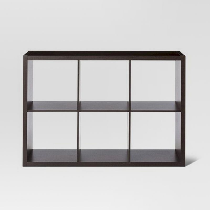 13&#34; 6 Cube Organizer Shelf Espresso - Threshold&#8482;, 1 of 7