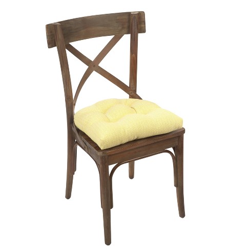 Yellow kitchen chair online pads