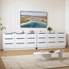 63" Wood Deep-Drawer Modern 9-Drawer Dresser for Bedroom with Spacious Storage and Scratch-Resistant Finish - 3 of 4