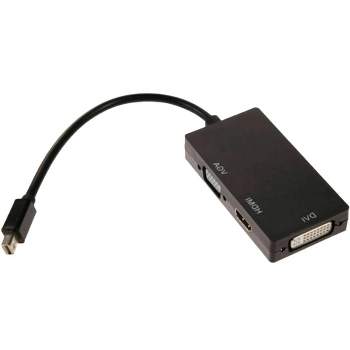 Sanoxy Mini DisplayPort Thunderbolt Male To DVI-D HDMI VGA Adapter Converter 4K 1080P