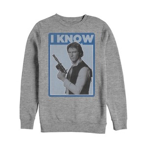 Men's Star Wars Han Solo Quote I Know Sweatshirt - 1 of 3