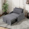 Christopher Knight Home Avalon 3-in-1 Convertible Sleeper Sofa with Adjustable Backrest  and Storage Pockets - 2 of 4