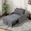 Christopher Knight Home Avalon 3-in-1 Convertible Sleeper Sofa with Adjustable Backrest  and Storage Pockets - image 2 of 4