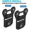 Universal Magnetic Mount for Body Camera Clip - Hands Free Holder for BodyCam/Phone/Radio on Shirt, Vest, etc - Black - 4 of 4