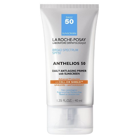 roche posay primer anti aging sunscreen spf anthelios face daily 35oz target
