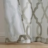 Kate Aurora 2 Piece Grommet Top Light Filtering Geometric Window Curtain Panels - image 4 of 4